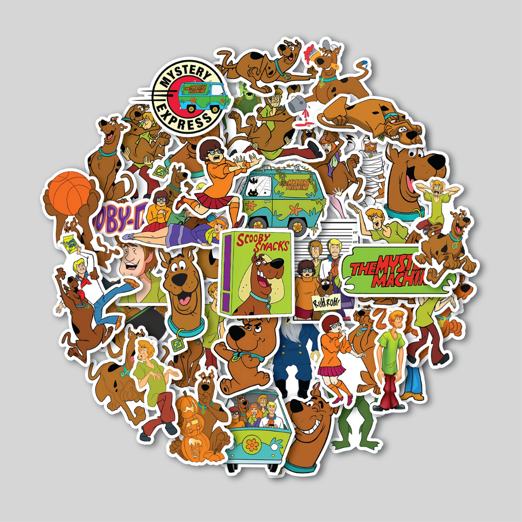 

STICKER PACK SCOOBY DOO | STICKER TUMBLER | STIKER LAPTOP KOPER HELM