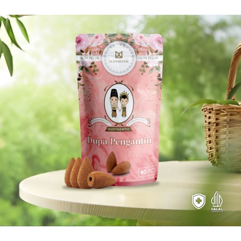 Dupa Kerucut Pelor PENGANTIN Isi 40 pcs Asap Bawah Bukhur Mini aromaterapi Oudthentic