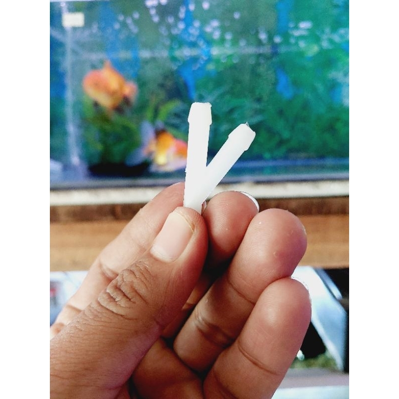 cabang Y sambungan selang aerator akuarium