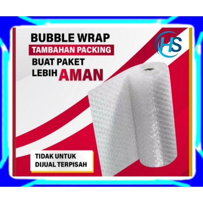 

bubble wrap tambahan packing