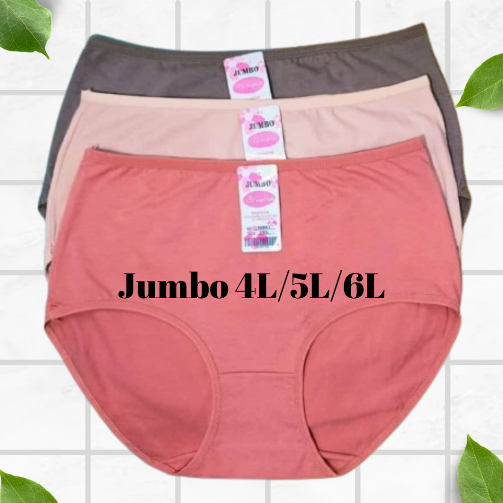 CD Wanita Jumbo 4L-6L / Celana Dalam Wanita Big Size / Celana Dalam Wanita Jumbo