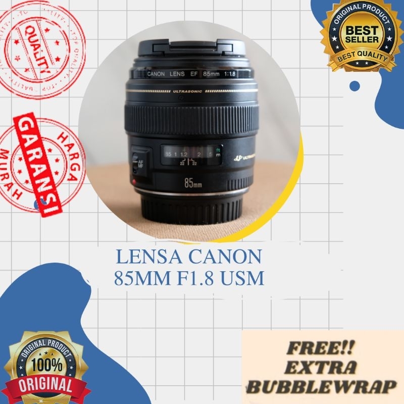 Lensa Canon 85mm USM f1.8