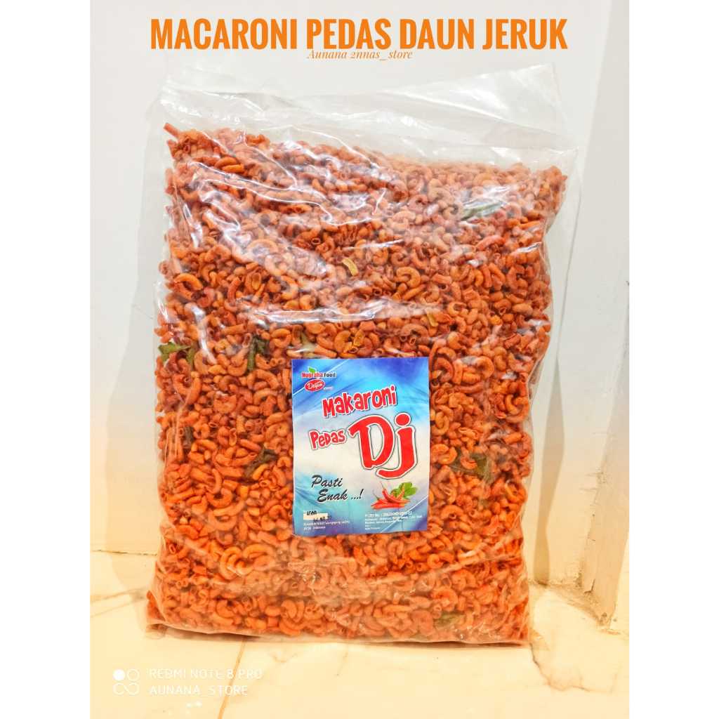 MAKARONI PEDAS DAUN JERUK / MACARONI PEDAS DAUN JERUK / MAKARONI SEMPRONG / KEMASAN BALL 4KG