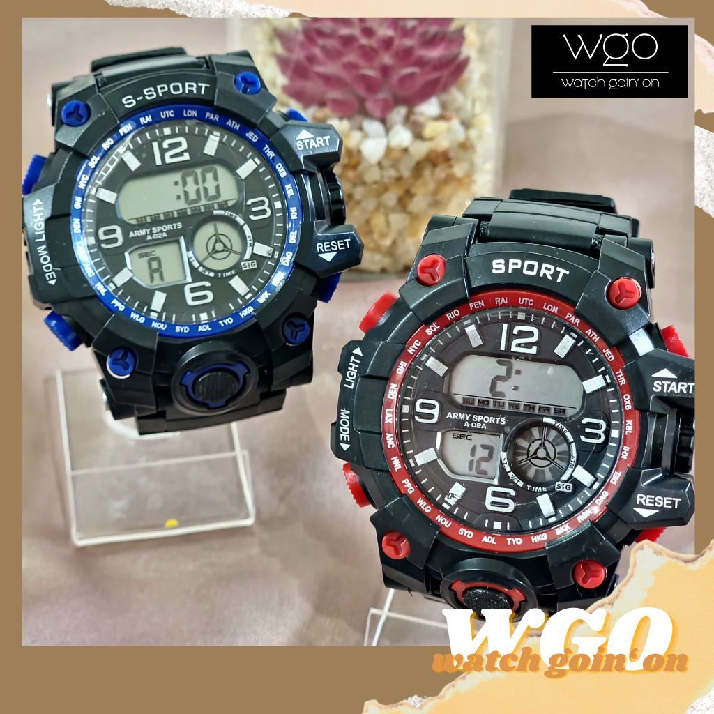 Watch Goin' On x Jam Tangan Pria Army Sports 1021