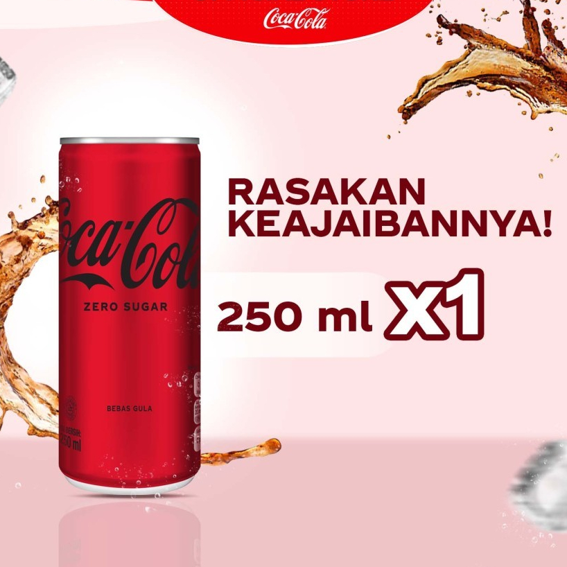 

Coca Cola Zero Can 250mL