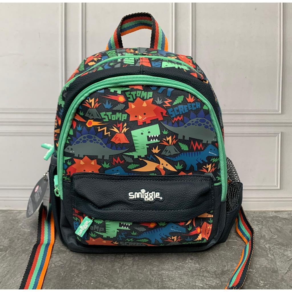 SMIGGLE TEENY TINY OVER AND UNDER BACKPACK DINO - TAS RANSEL SMIGGLE