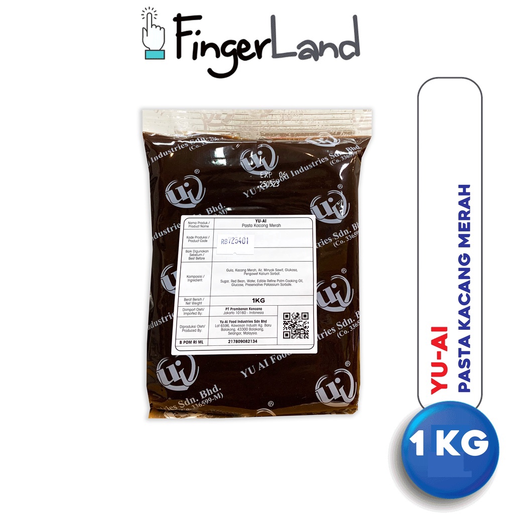 

1212 YUAI Red Bean Paste 1 KG Pasta Kacang Merah grosir