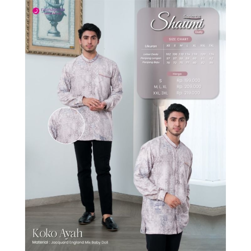 SARIMBIT RAUNA SHAUMI DUSTY /RAUNAPRIDE/SARIMBIT/FAMILY SET/SERAGAM LEBARAN KELUARGA 2024 /RAUNA SHA