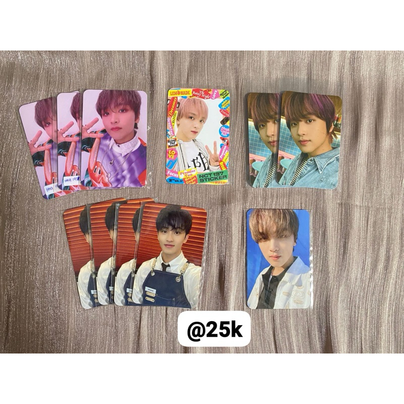 pc photocard nct official serba 25k baker house selca mumo nct dream hot sauce nct dream mark chenle