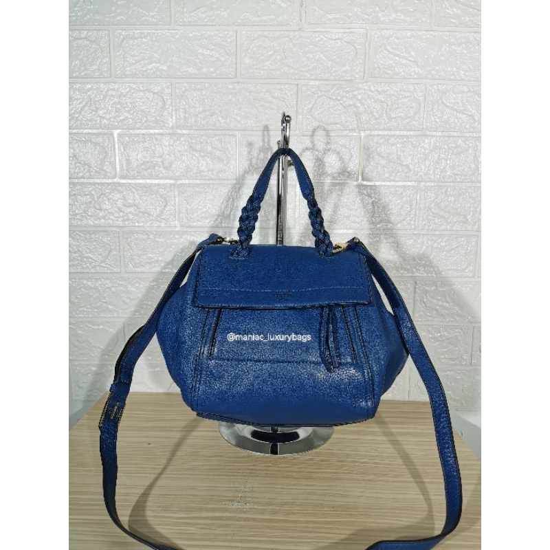 Satchelbag TORY_BURCH*Small Halfmoon in Pebble Leather