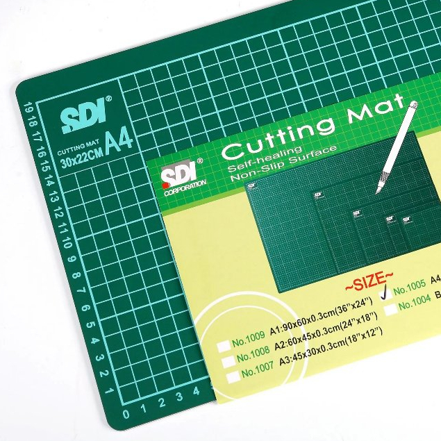

Cutting Mat SDI Size A4 1005 ASLI/ Alas Potong Ukuran A4 30cm x 22cm