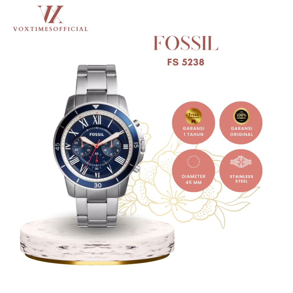 VOXTIMES -- Jam Tangan Pria FS Type FS 5238 Original Garansi 1 tahun