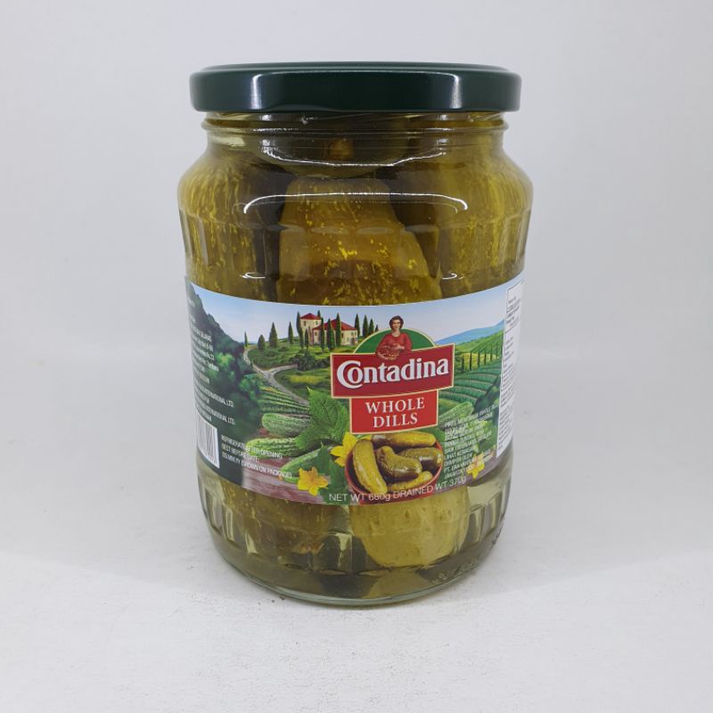 

1212 Whole Dills Pickle Contadina 68 Gr Acar Ketimun