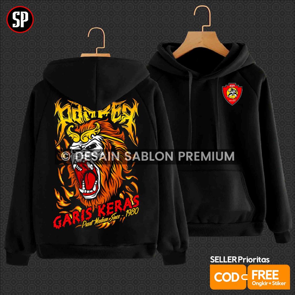 Jaket Hoodie IKSPI Kera Sakti Terbaru - FREE STIKER / Kaos Distro IKSPI Pasker Liar Galaks GARIS KER