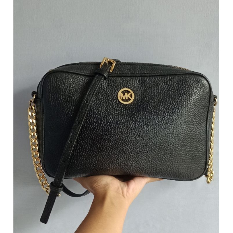 tas MK fulton leather large crossbody preloved
