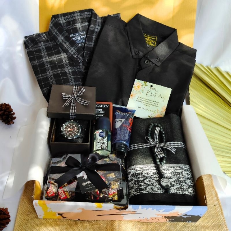

BISA COD Hampers Kado Isi Kemeja Cowok Kekinian Kado Ulang Tahun Kado WisudaAnniversary