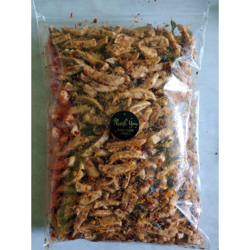 

Basreng Daun Jeruk Pedas Level 2 (1kg)