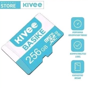 KIVEE Memory Card HP Kartu Memori SD 256GB 180MBps SD Cards Original