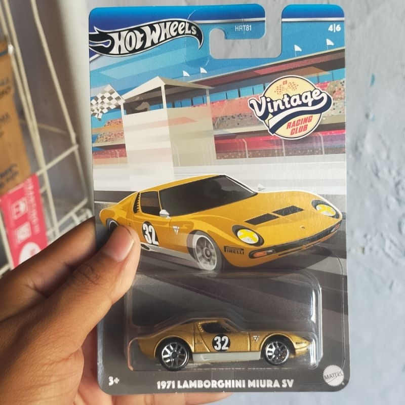 Hot Wheels Vintage 1971 Lamborghini Miura Sv (MULUS)