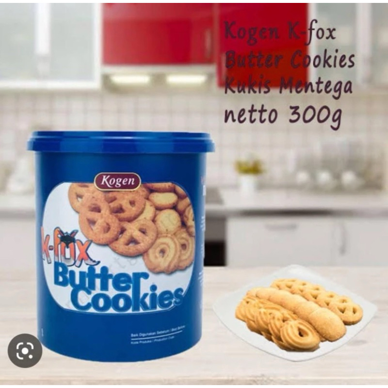 

Serena K-Fox Butter Cookies 300 gr/Roti Kaleng murah 300 g