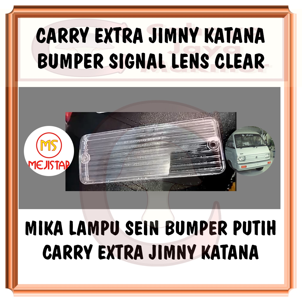 PCS Mika Kaca Lampu Bumper Bemper Sein Signal Rating Reting Carry ST100 ST200 Bagong Extra Carreta K