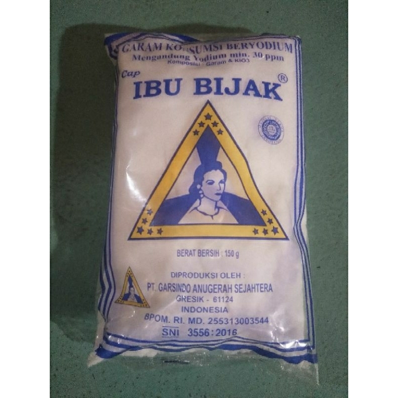 

Garam halus Ibu Bijak/Garam Beryodium Ibu Bijak/Garam halus 150gr