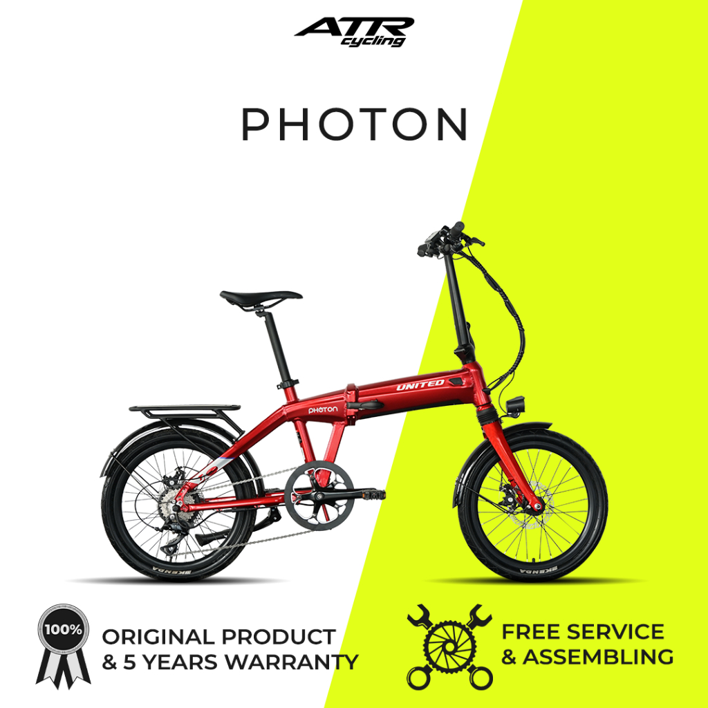 Sepeda Lipat Listrik/E-Bike Folding 20 UNITED PHOTON (21) RD