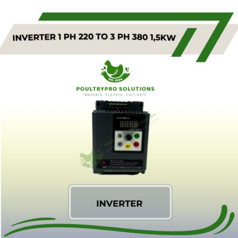 [TERMURAH] Inverter 1 Phase 220V to 3 Phase 380V | Kualitas Terbaik | Harga Terjangkau