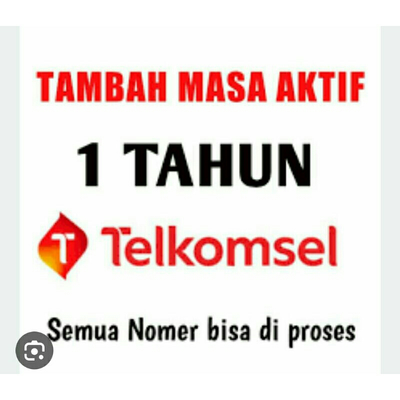 Perpanjang Masa Aktif Telkomsel 360 hari / 1 tahun / Tambah Masa Aktif Telkomsel Simpati As Loop 360