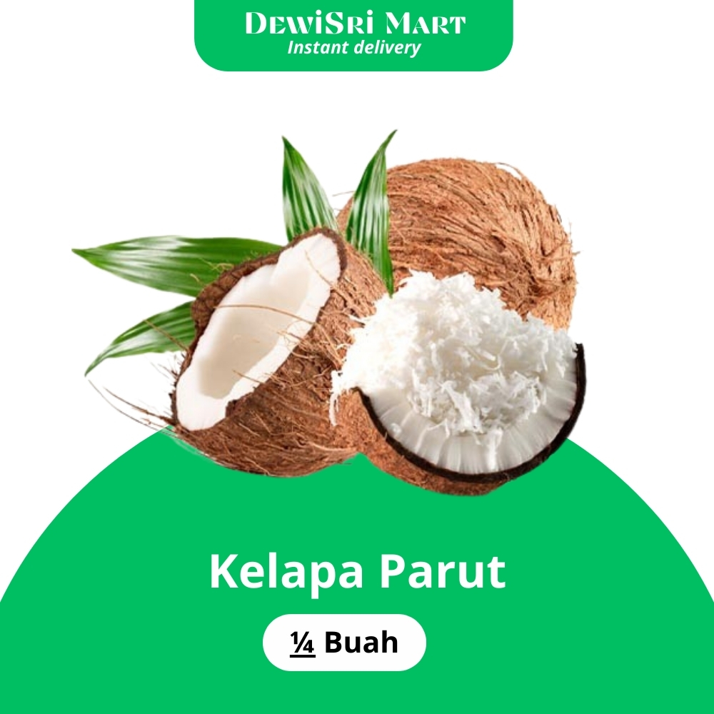 

Kelapa Parut Seperempat Buah / Butir - Dewi Sri Mart