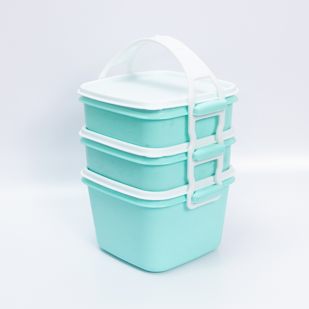 Hot Deals Rantang Takuma Susun 3 Rtgs3 Plastik Pastel