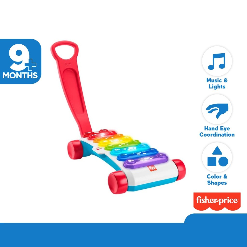 Fisher Price Giant Light-Up Xylophone - Mainan Edukasi Bayi HGM29