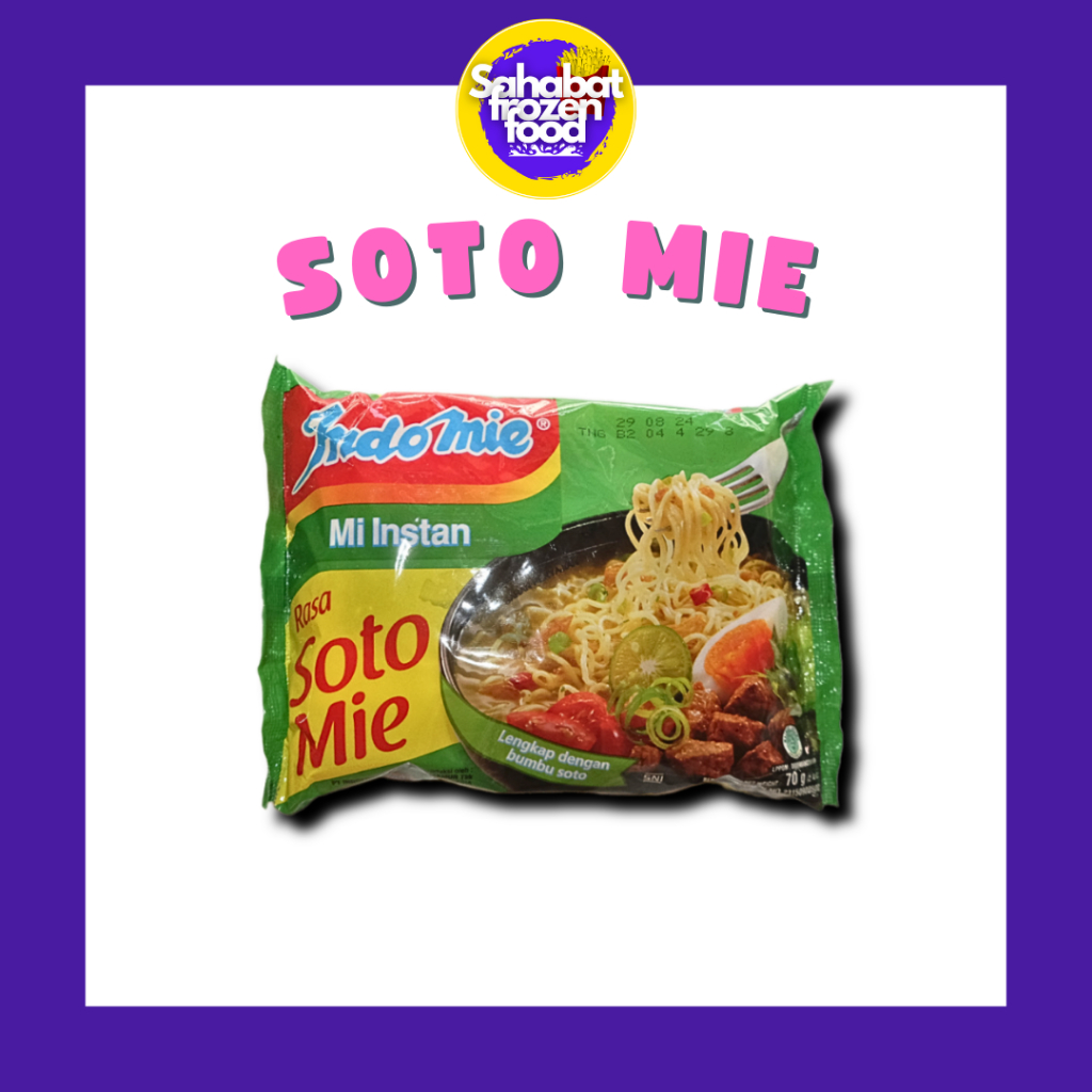 

Indomie Soto Mie - Mie Instan Soto Mie 1 pcs