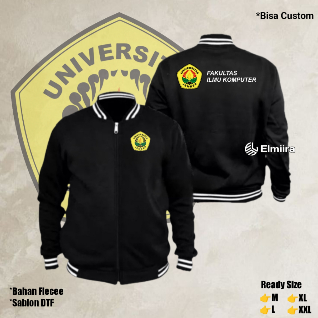Jaket Universitas Jember Jaket Varsity