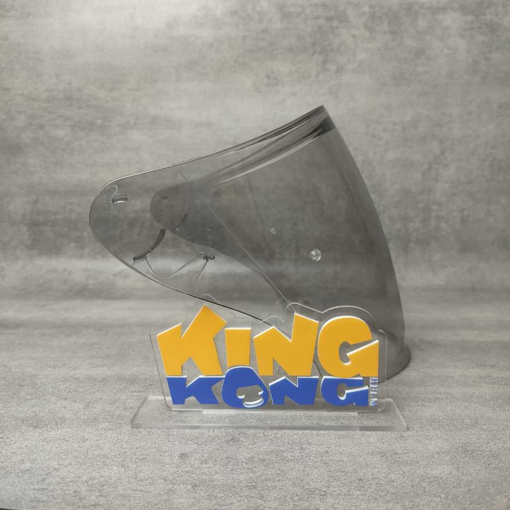 Visor NJS Kairoz Light Smoke Original - Kaca Helm