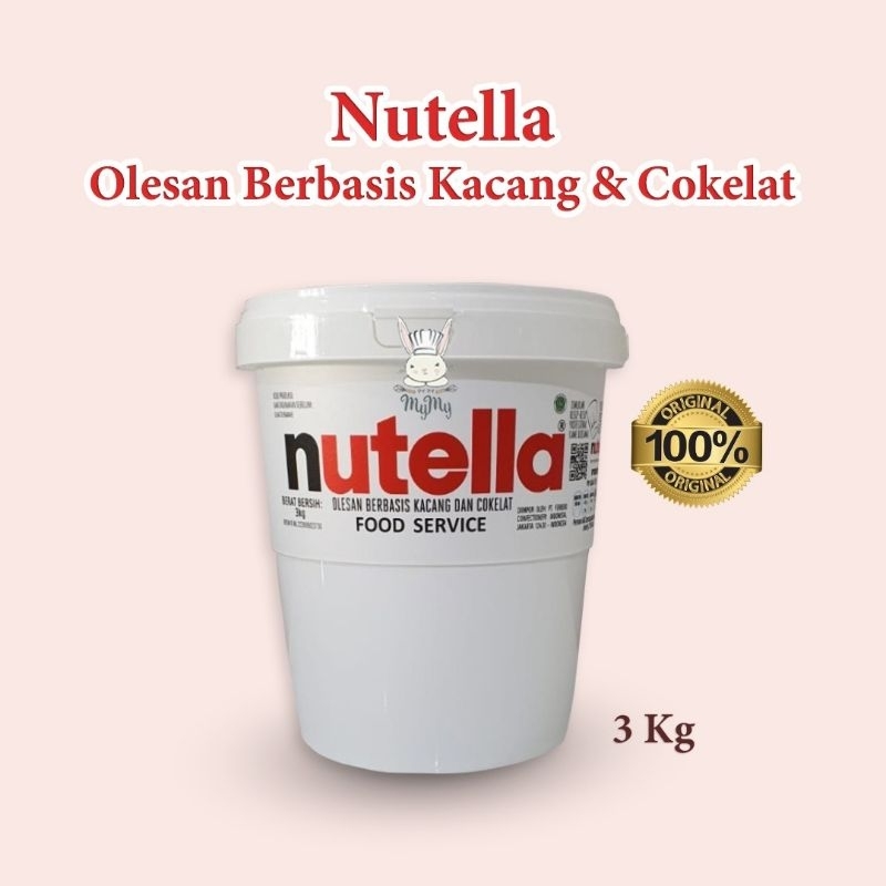 

Nutella Spread 3 Kg | Selai Coklat Kacang Nutella