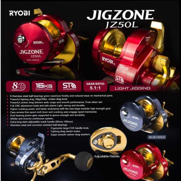 Reel OH Ryobi Jigzone Jig50L - OverHead Jigging