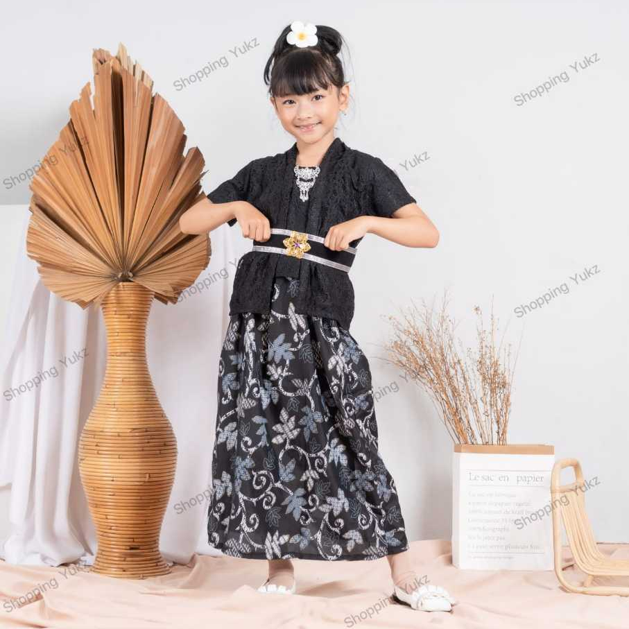 Kebaya Anak Tanggung Kebaya Anak SD Bali Set Kebaya Anak Perempuan Seragam Baju Kebaya Kartini Batik