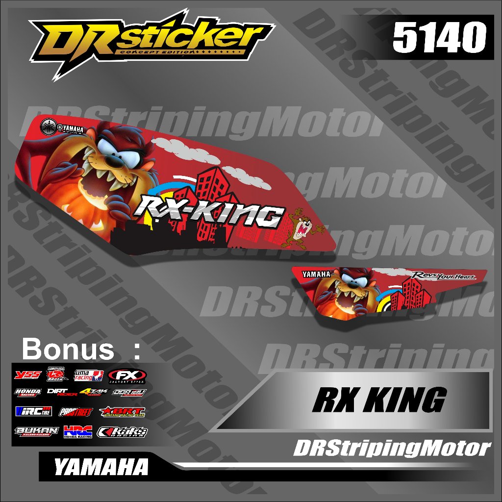 STRIPING RX KING | stiker bodi motor rx king | list bodi rx king