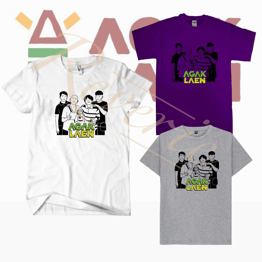 KAOS BAJU AGAK LAEN MOVIE TSHIRT NOBAR JEGEL BENE BORIS OKI FILM PODCAST PASUKAN BERMARGA