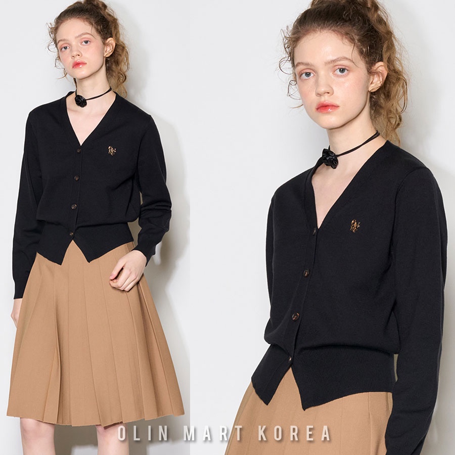 General Idea_woman GNRL essential cardigan black