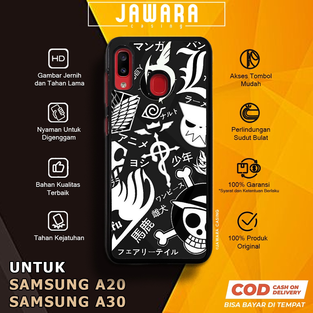 Case Samsung A20 A30 Casing Samsung A20 A30 [SHJP] Premium Glossy Case Hp Samsung Jawara Casing Hp S