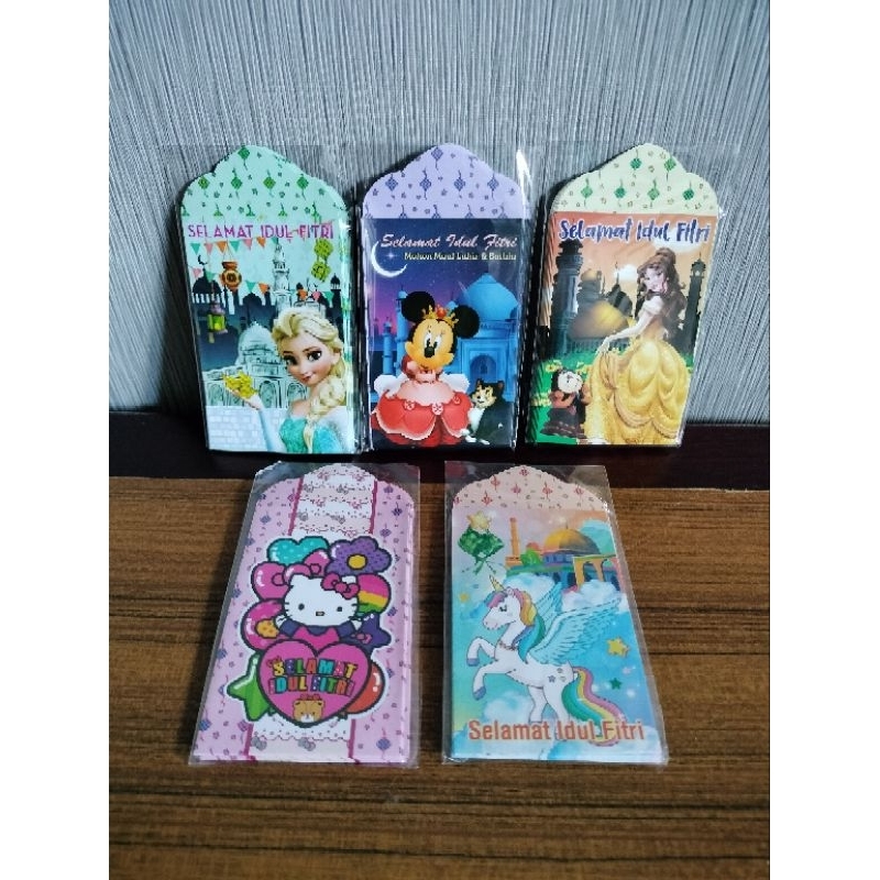 

Amplop Lebaran Motif Kartun Perempuan Kecil (per 1 pack)