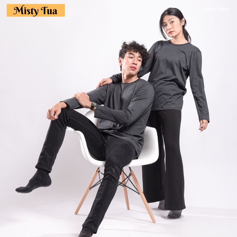 KAOS POLOS LENGAN PANJANG ROUND NECK S M L XL / BAJU POLOS / KAOS POLOS PRIA / KAOS POLOS WANITA / K