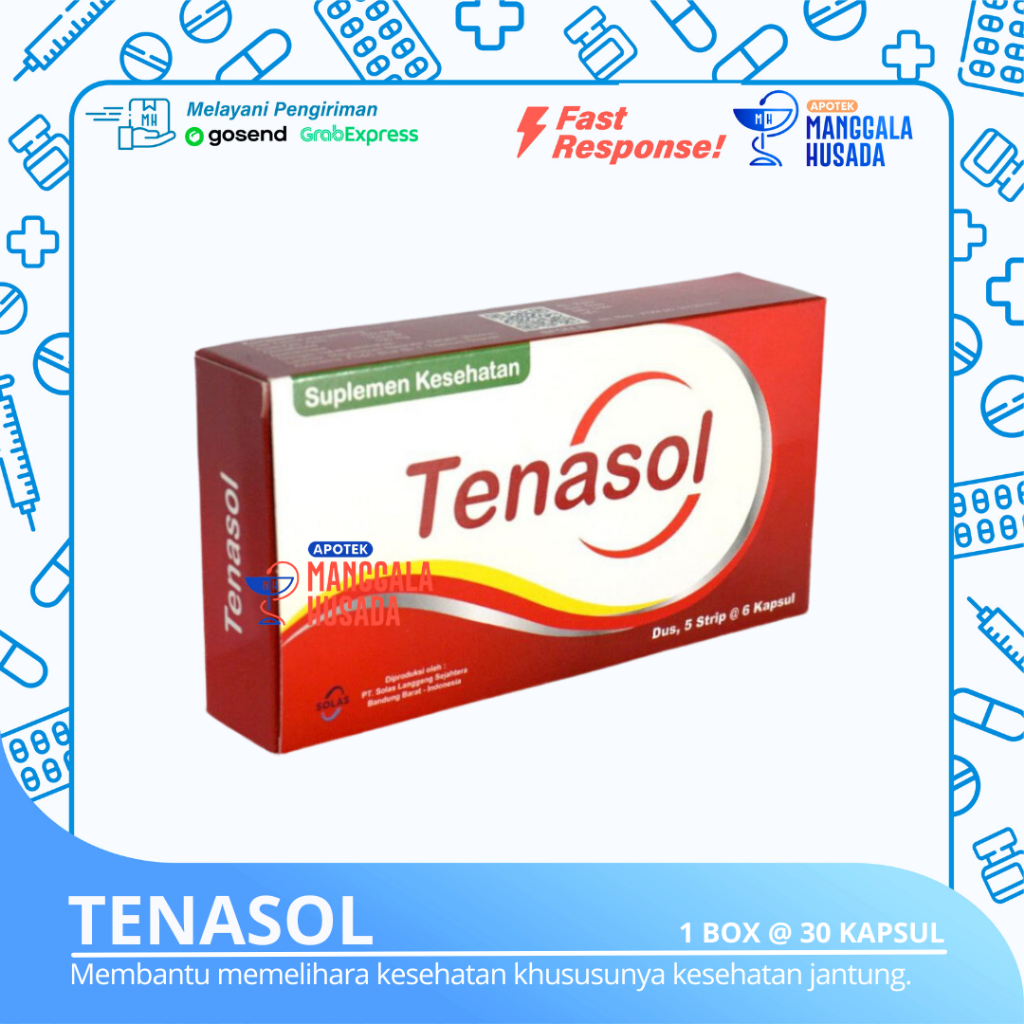 TENASOL SUPLEMEN KESEHATAN PER BOX @ 30 KAPSUL