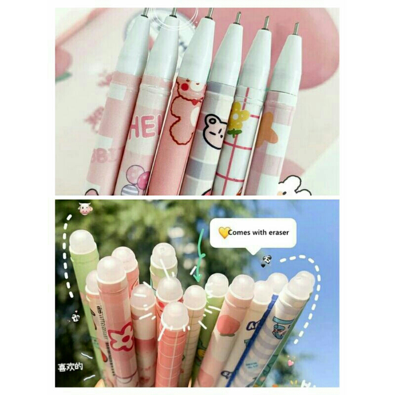 

pulpen bisa dihapus tinta perpack isi 12 pcs