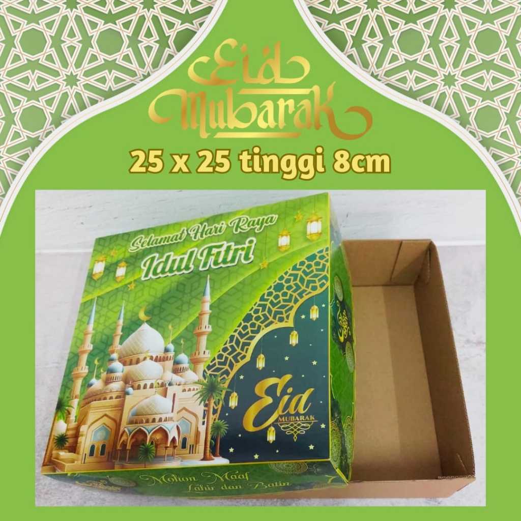 

Dus Lebaran Ekonomis 25 x 25x 8cm cake box idul fitri hampers parcel