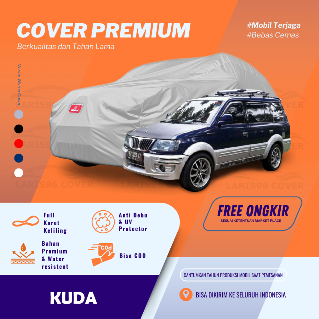 Premium Sarung Mobil Kuda Cover Penutup Mantel Mobil Kuda Grandia