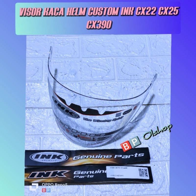 Visor Kaca Helm  Premium Ink CX22 CX25 CX390 KYT Romeo Kyt Scorpion G2 Vision Mds Infinity