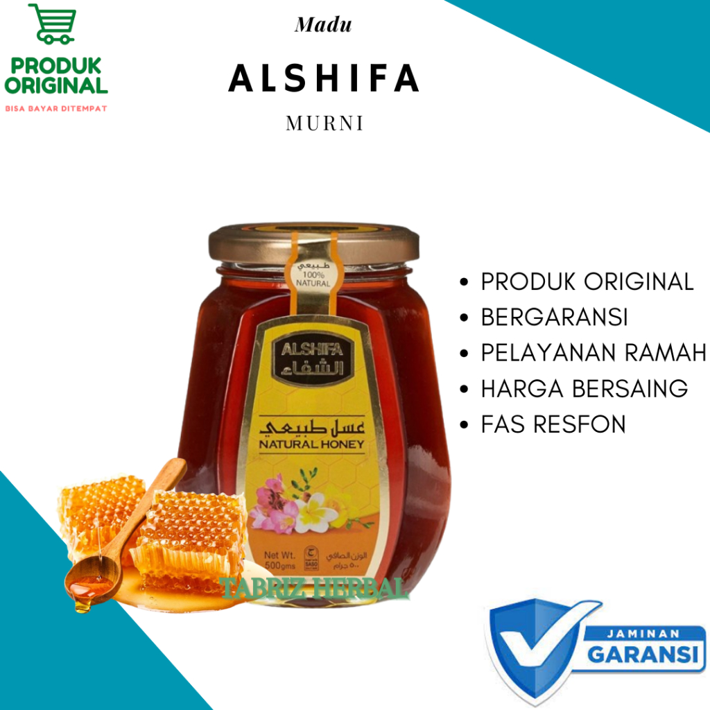 

MADU AL SHIFA Asli Original 500 g NATURAL HONEY Import Arab Saudi
